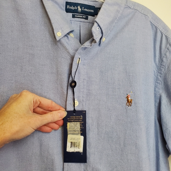 Ralph Lauren classic fit short sleeve button up NWOT - Picture 5 of 11